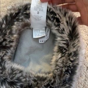 Fur wine or champagne holder POTTERY BARN with tag